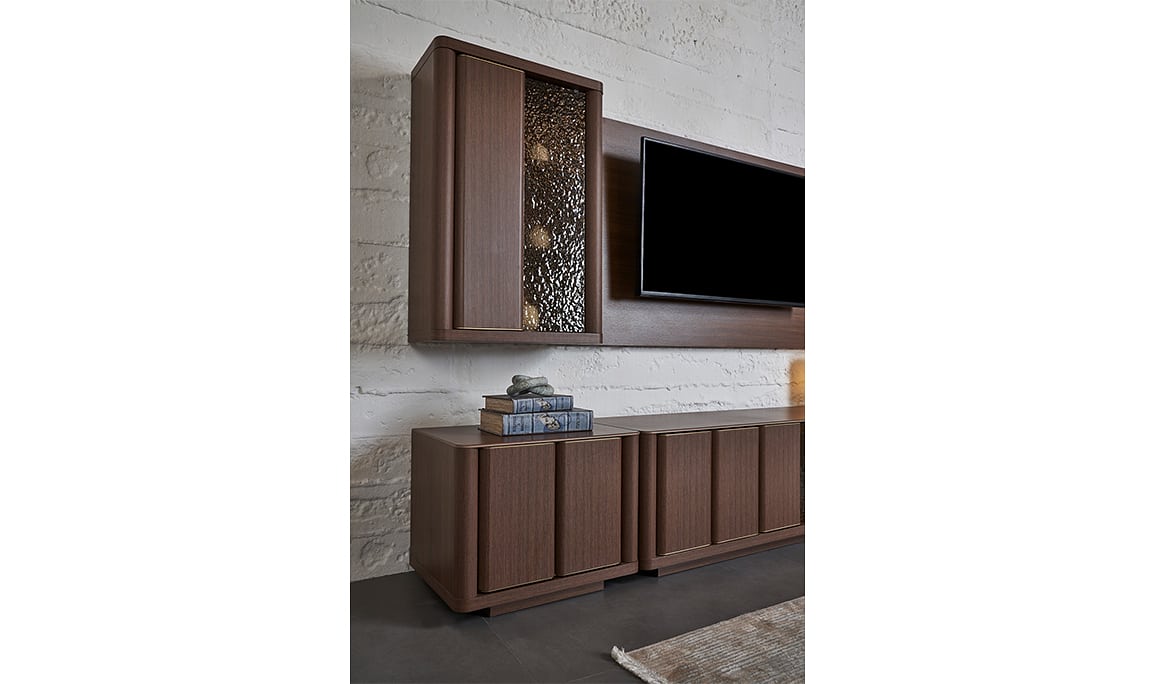 Medusa Home Mobilya - Piyano Füzyon Camlı Tv Ünitesi
