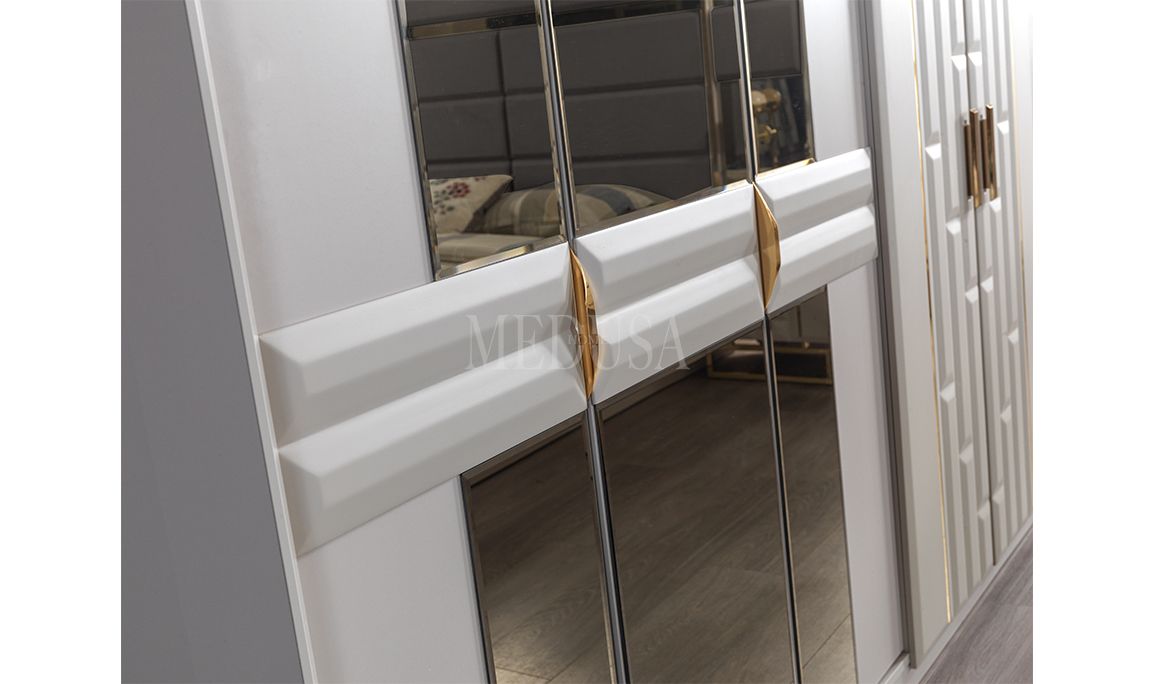 Medusa Home Mobilya - Platon Gardırop (Aynalı)