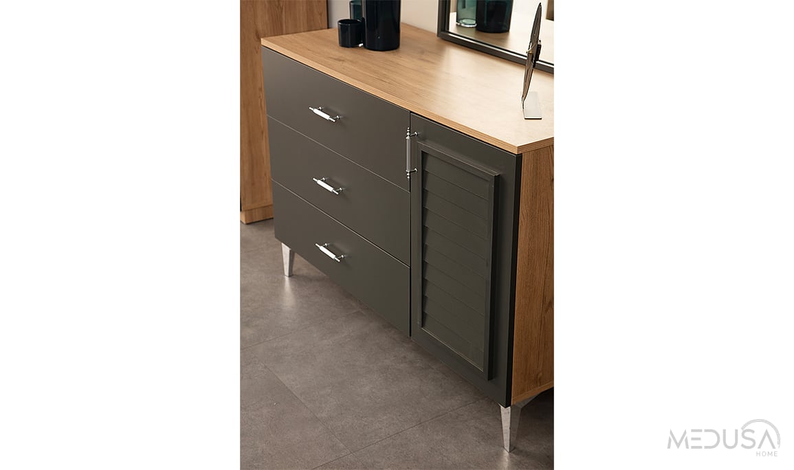 Medusa Home Mobilya - Plus Antrasit Genç Odası