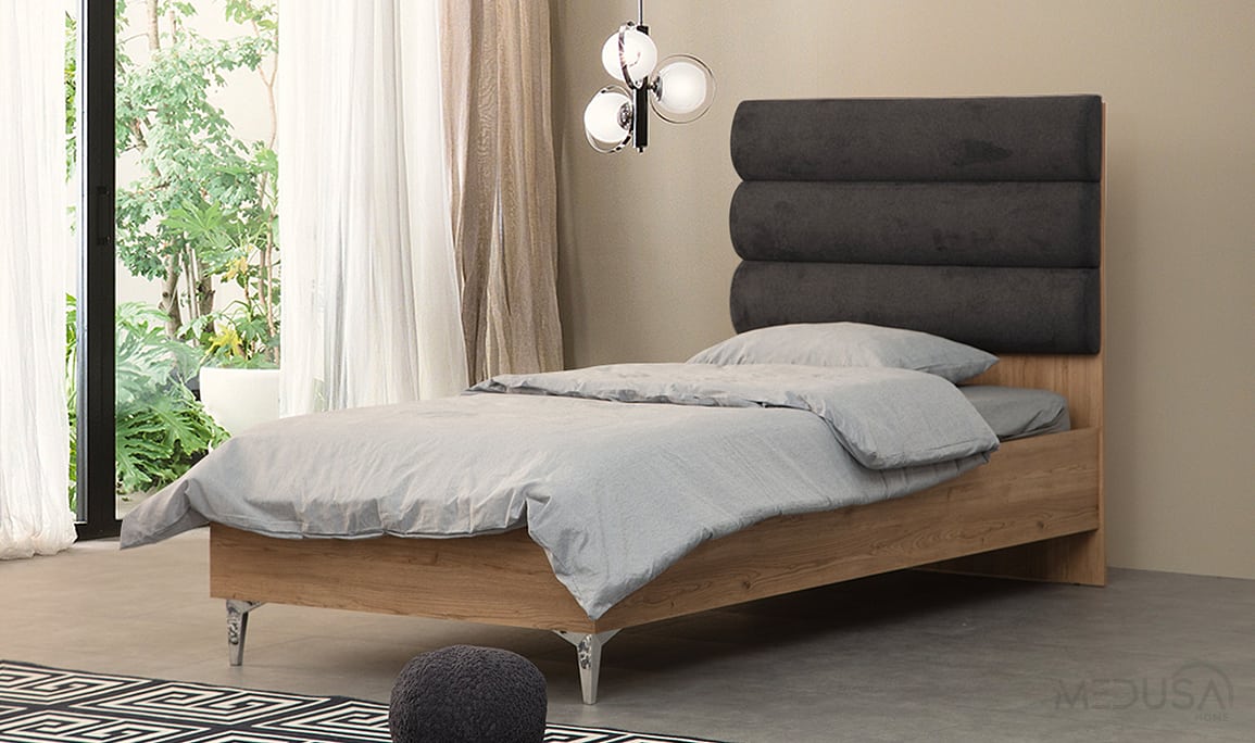Medusa Home Mobilya - Plus Antrasit Karyola