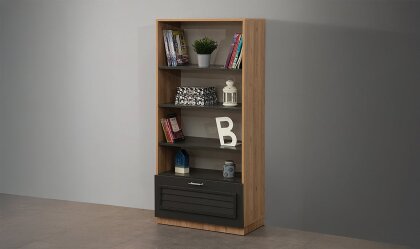 Medusa Home - Plus Antrasit Kitaplık Medusa Home - Plus Antrasit Kitaplık