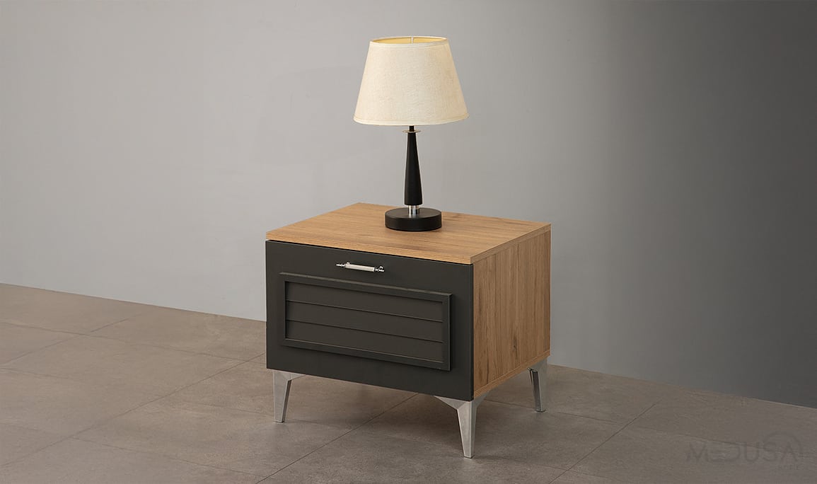 Medusa Home Mobilya - Plus Antrasit Komodin