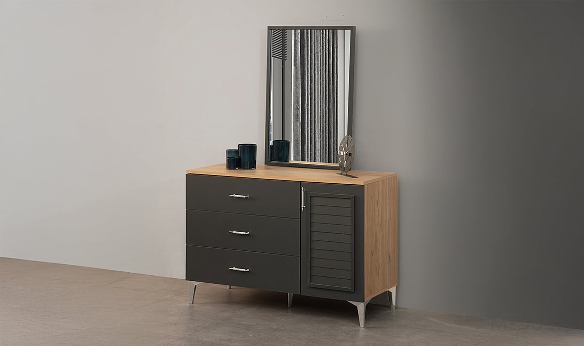 Medusa Home Mobilya - Plus Antrasit Şifonyer