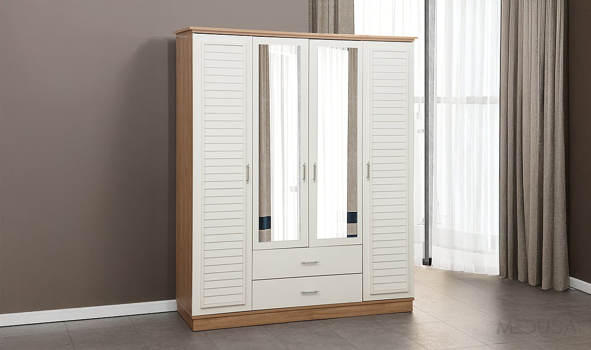 Medusa Home Mobilya - Plus Aytaşı 4 Kapılı Gardırop
