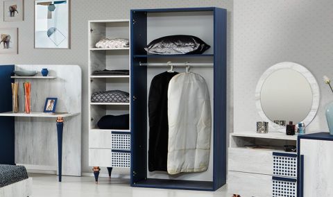 Medusa Home Mobilya - Point Mavi Gardırop