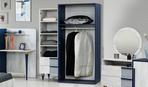 Medusa Home Mobilya - Point Mavi Genç Odası