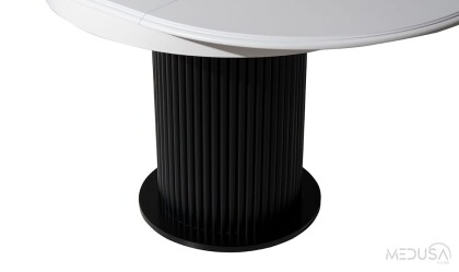 Medusa Home Mobilya - Polo Beyaz Yuvarlak Mutfak Masası