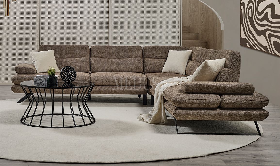 Medusa Home Mobilya - Polo Black Köşe Takımı