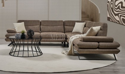 Medusa Home Mobilya - Polo Black Köşe Takımı