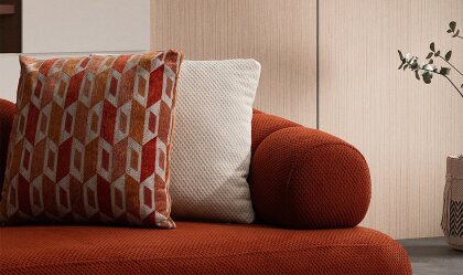 Medusa Home Mobilya - Polo Kiremit Üçlü Koltuk