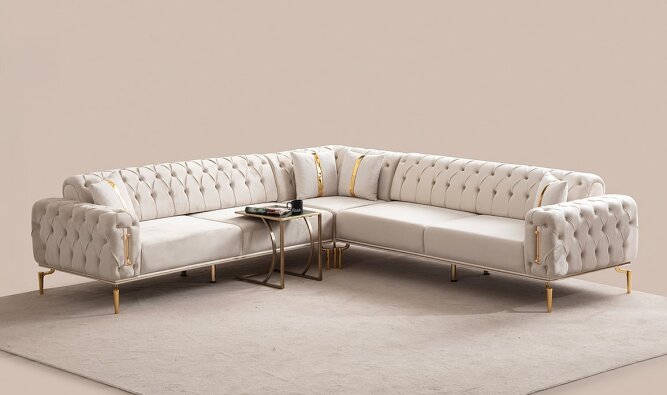 Medusa Home Mobilya - Polo Luxury Köşe Takımı - L Köşe Takımları
