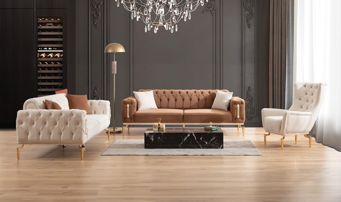 Medusa Home Mobilya - Polo Sunrise Koltuk Takımı - Chester Koltuk Takımları