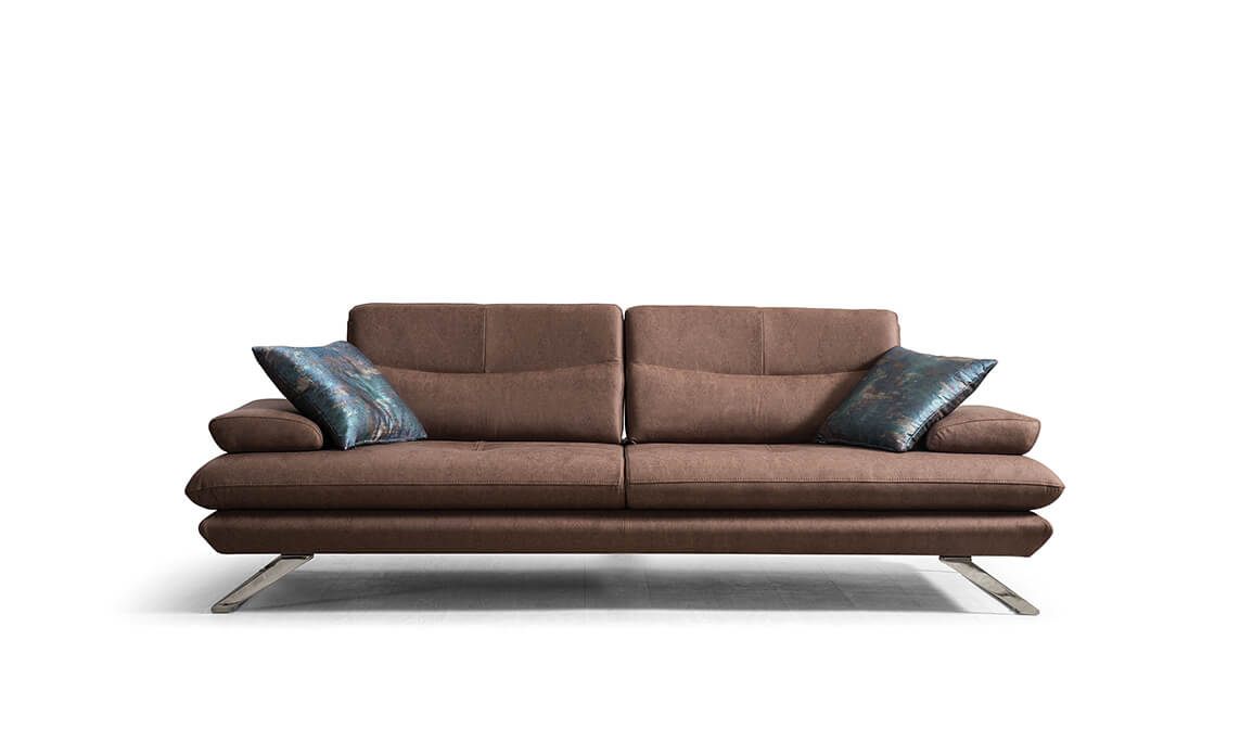 Medusa Home Mobilya - Polo Üçlü Koltuk Krem