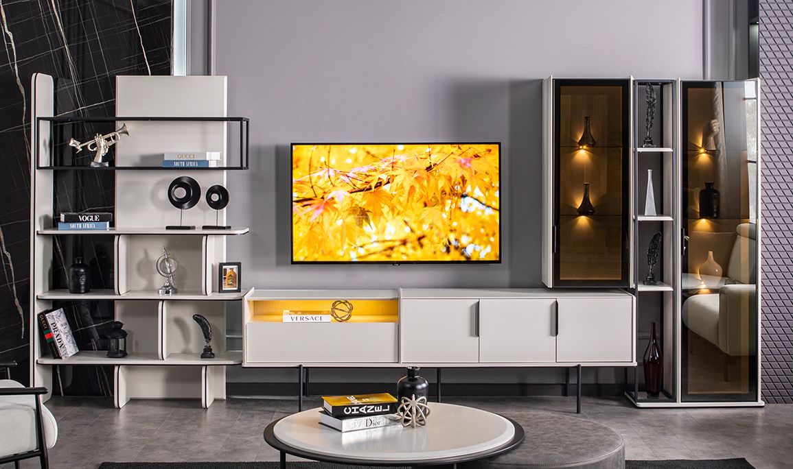Medusa Home Mobilya - Portre Tv Ünitesi Tam Set