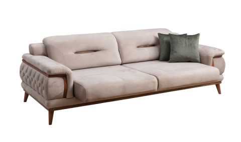 Medusa Home Mobilya - Poyraz Üçlü Koltuk Yeşil