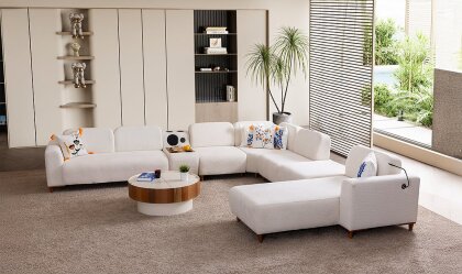 Medusa Home - Prago Ses Sistemli Köşe Takımı