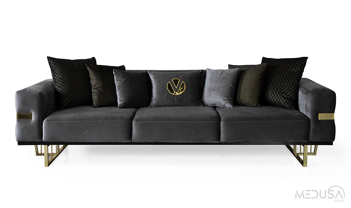 Medusa Home Mobilya - Premier Karamel Koltuk Takımı