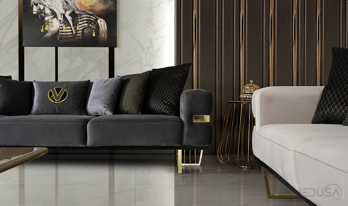 Medusa Home Mobilya - Premier Karamel Koltuk Takımı