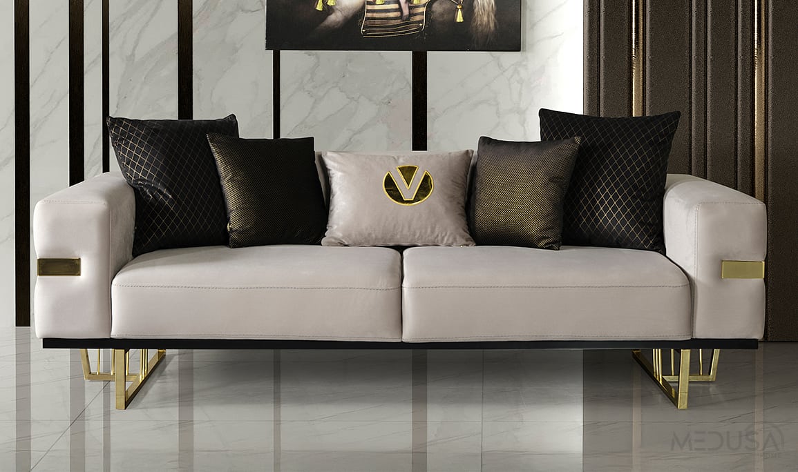 Medusa Home Mobilya - Premier Karamel Koltuk Takımı