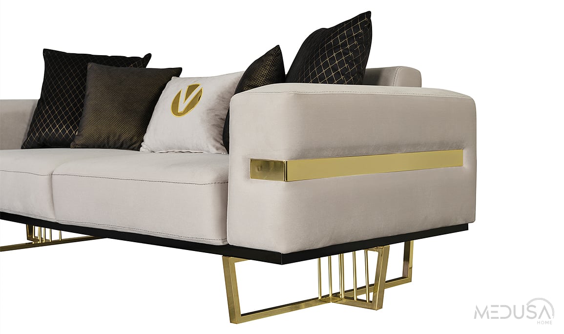 Medusa Home Mobilya - Premier Karamel Koltuk Takımı