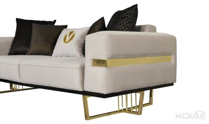 Medusa Home Mobilya - Premier Karamel Koltuk Takımı