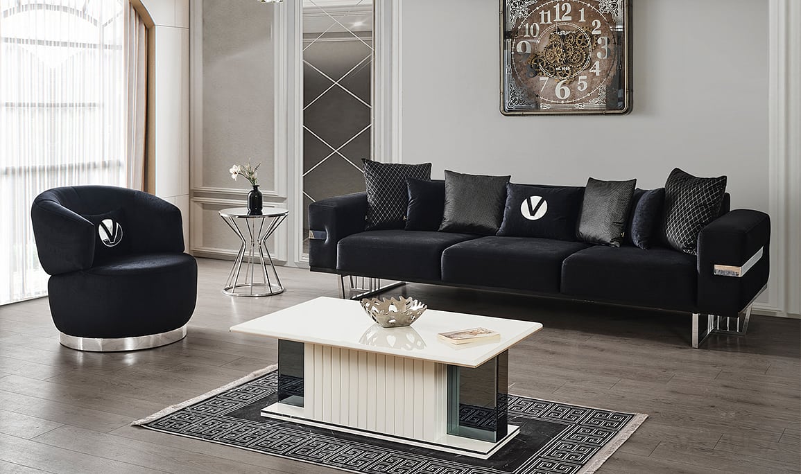 Medusa Home Mobilya - Premier White Koltuk Takımı