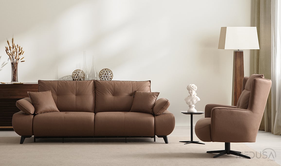 Medusa Home Mobilya - Prime Mekanizmalı Üçlü Koltuk