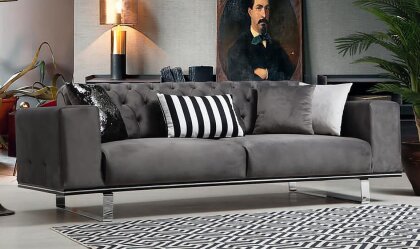 Medusa Home - Primo Antrasit Üçlü Koltuk Medusa Home - Primo Antrasit Üçlü Koltuk