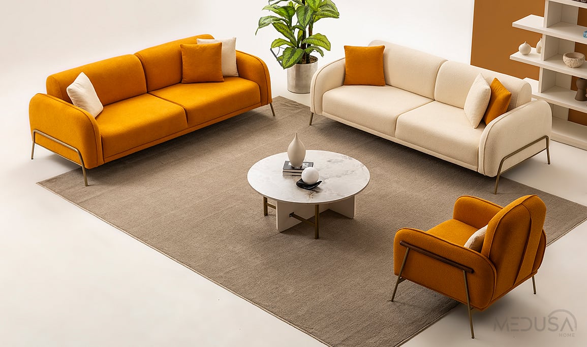 Medusa Home Mobilya - Pufa Koltuk Takımı