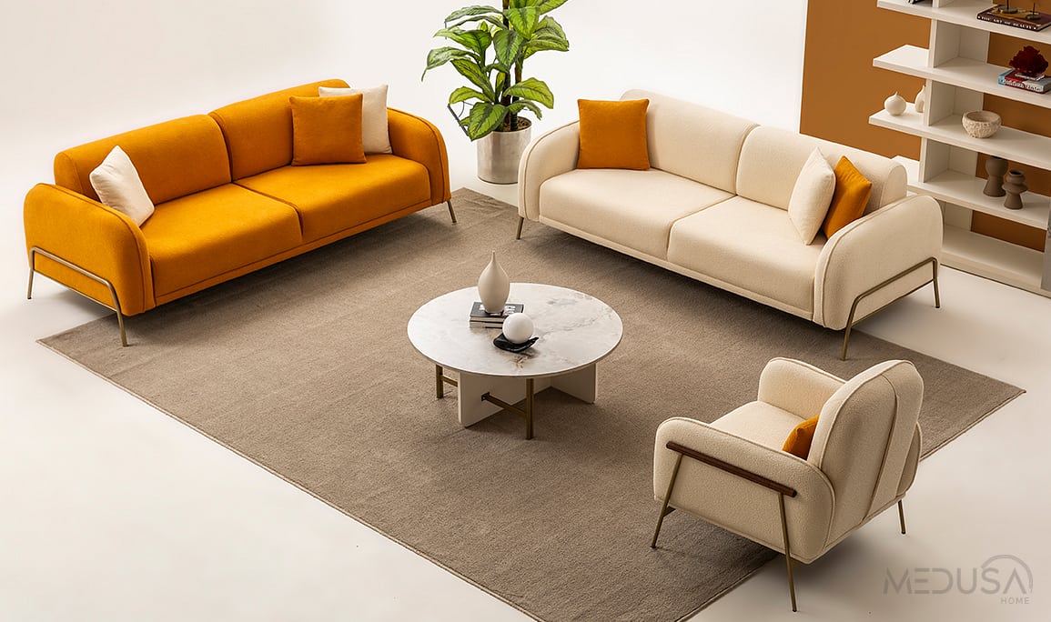 Medusa Home Mobilya - Pufa Koltuk Takımı