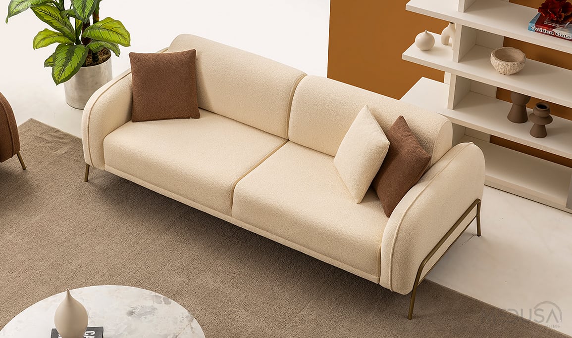 Medusa Home Mobilya - Pufa Umber Koltuk Takımı