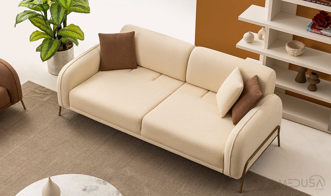 Medusa Home Mobilya - Pufa Umber Koltuk Takımı