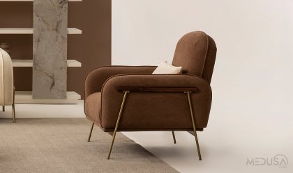 Medusa Home Mobilya - Pufa Umber Koltuk Takımı