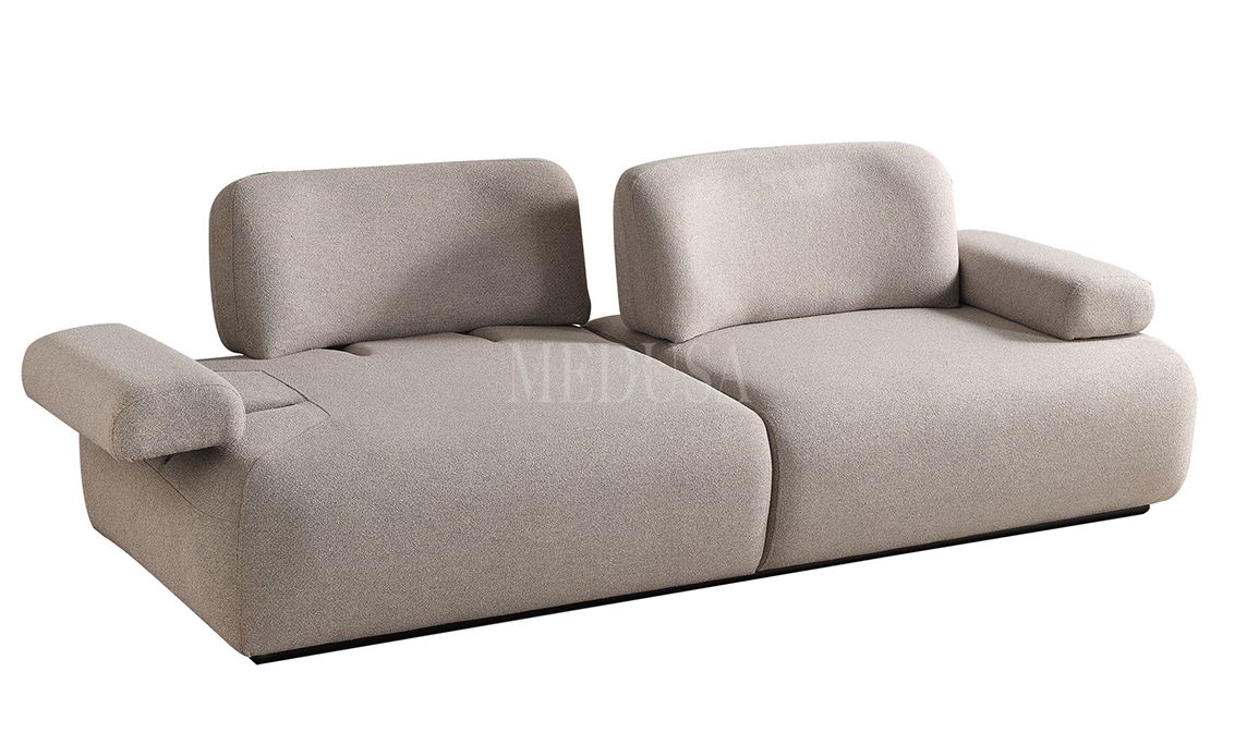 Medusa Home Mobilya - Puffy Üçlü Koltuk