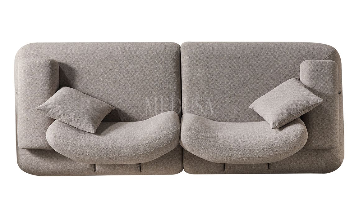 Medusa Home Mobilya - Puffy Üçlü Koltuk