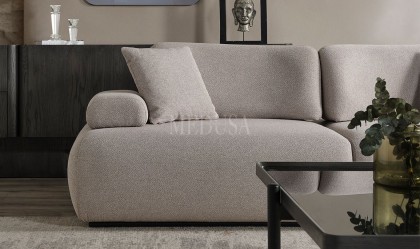 Medusa Home Mobilya - Puffy Üçlü Koltuk
