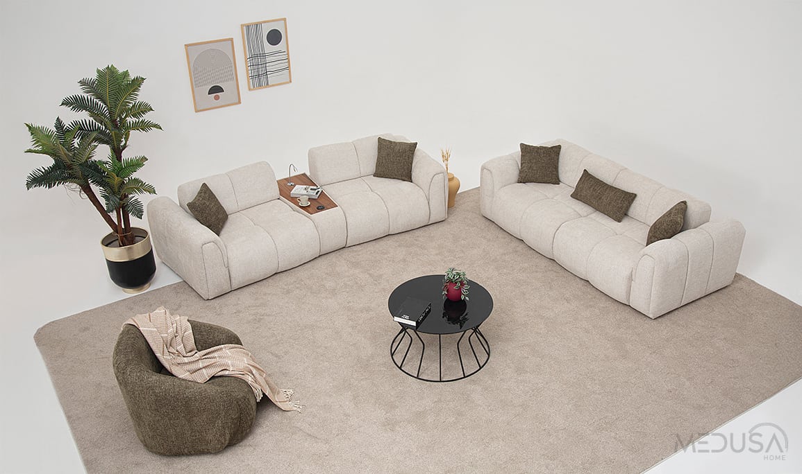 Medusa Home Mobilya - Pufi Plus Koltuk Takımı