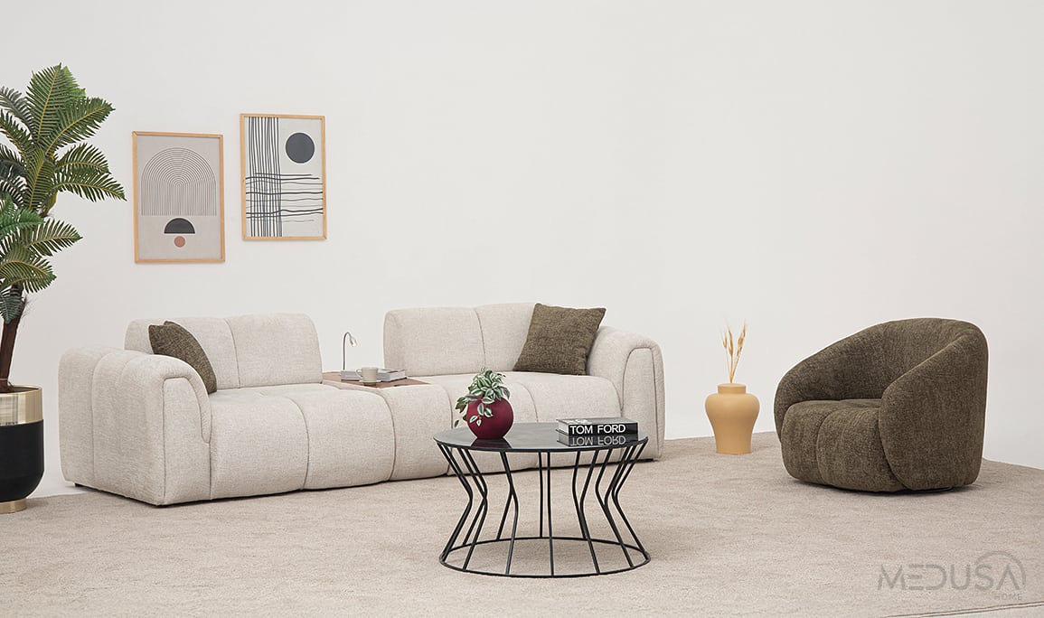 Medusa Home Mobilya - Pufi Plus Koltuk Takımı