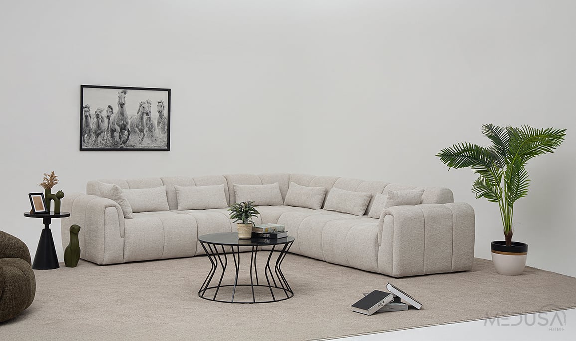 Medusa Home Mobilya - Pufi Plus Köşe Takımı