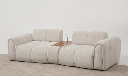 Medusa Home Mobilya - Pufi Plus Üçlü Koltuk