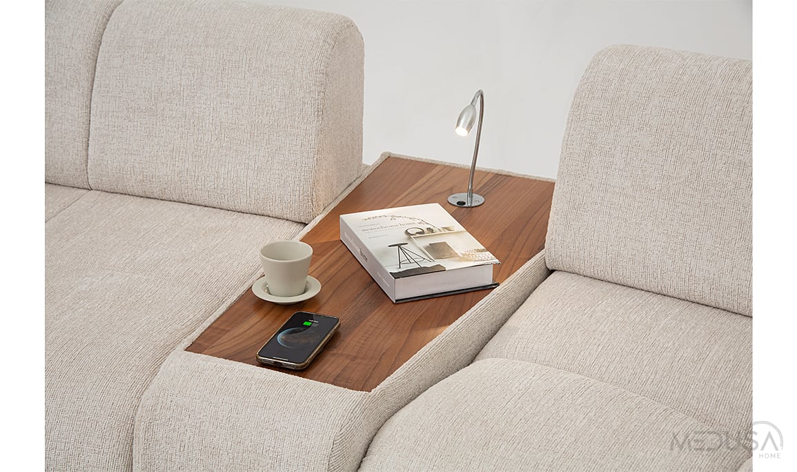 Medusa Home Mobilya - Pufi Plus Üçlü Koltuk