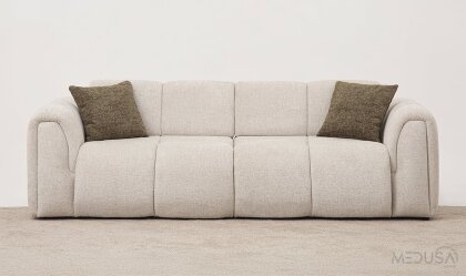 Medusa Home - Pufi Üçlü Koltuk