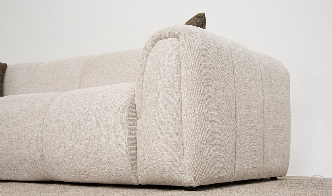 Medusa Home Mobilya - Pufi Üçlü Koltuk