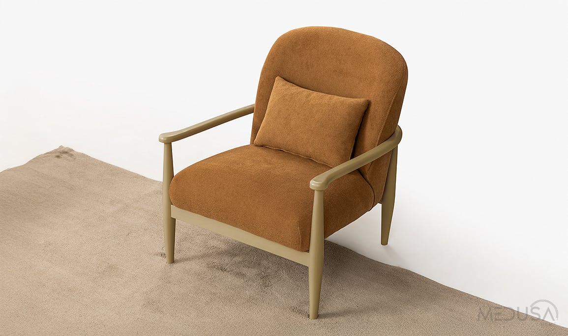 Medusa Home Mobilya - Pulse Gold Berjer