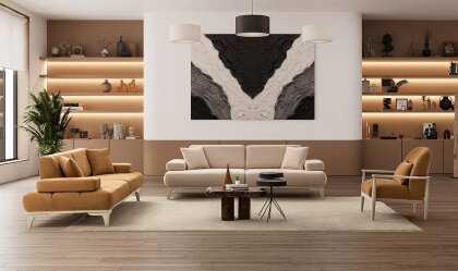 Medusa Home Mobilya - Pulse Koltuk Takımı - Modern Koltuk Takımları Medusa Home Mobilya - Pulse Koltuk Takımı - Modern Koltuk Takımları