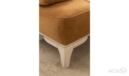 Medusa Home Mobilya - Pulse Taba Üçlü Koltuk
