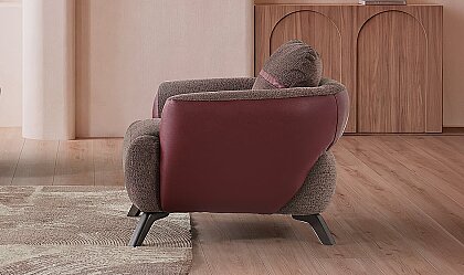 Medusa Home Mobilya - Puma Mürdüm Berjer