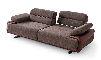 Medusa Home Mobilya - Puma Mürdüm Üçlü Koltuk