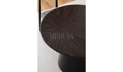 Medusa Home Mobilya - Rales Siyah Masa