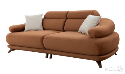 Medusa Home Mobilya - Ramess Tarçın Üçlü Koltuk